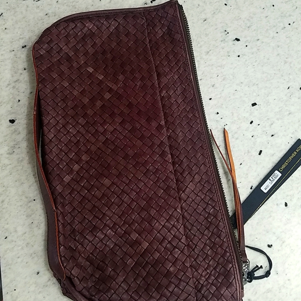 Christopher Kon Weave Oversize Clutch